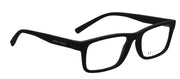 Armani Exchange AX 3115 8078 Rectangle Plastic Black Eyeglasses with Logo Stamped Demo Lenses