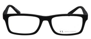 Armani Exchange AX 3115 8078 Rectangle Plastic Black Eyeglasses with Logo Stamped Demo Lenses