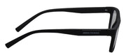 Armani Exchange AX 3115 8078 Rectangle Plastic Black Eyeglasses with Logo Stamped Demo Lenses