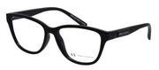 Armani Exchange AX 3111U 8158 Cat-Eye Plastic Black Eyeglasses with Logo Stamped Demo Lenses