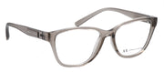 Armani Exchange AX 3111U 8344 Cat-Eye Plastic Brown Eyeglasses with Logo Stamped Demo Lenses