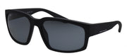 Armani Exchange AX 4142S 807887 Rectangle Plastic Black Sunglasses with Grey Polarized Lens