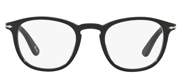 Persol PO 3143V 95 Rectangle Plastic Black Eyeglasses with Demo Lens