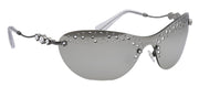 Swarovski SK 7023 40096G Irregular Metal Gunmetal Sunglasses with Grey Mirror Lens