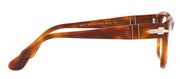 Persol PO 3270V 96 Rectangle Plastic Terra Di Siena Eyeglasses with Logo Stamped Demo Lenses