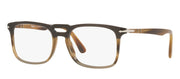 Persol PO 3277V 1135 Square Plastic Black Eyeglasses with Logo Stamped Demo Lenses