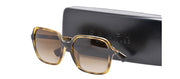 Ralph Lauren RA 5291U 500313 Pillow Plastic Havana Sunglasses with Brown Gradient Lens