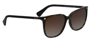 Ralph Lauren VVCV RA 5293 50033B Square Plastic Havana Sunglasses with Brown Gradient Lens