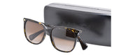 Ralph Lauren VVCV RA 5293 50033B Square Plastic Havana Sunglasses with Brown Gradient Lens