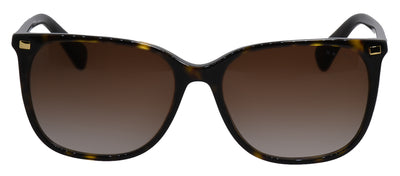 Ralph Lauren VVCV RA 5293 50033B Square Plastic Havana Sunglasses with Brown Gradient Lens