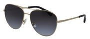 Ralph Lauren RA 4139 91168G Aviator Metal Gold Sunglasses with Grey Gradient Lens