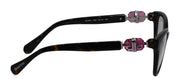 Swarovski SK 2004 1002 Cat-Eye Plastic Havana Eyeglasses with Logo Stamped Demo Lenses