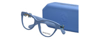 Swarovski SK 2004 1006 Cat-Eye Plastic Blue Eyeglasses with Logo Stamped Demo Lenses