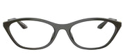 Armani Exchange AX 3121U 8367 Irregular Plastic Grey Eyeglasses with Logo Stamped Demo Lenses