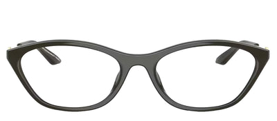 Armani Exchange AX 3121U 8367 Irregular Plastic Grey Eyeglasses with Logo Stamped Demo Lenses