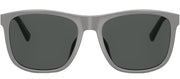 Armani Exchange AX 4049SF 818087 Square Plastic Grey Sunglasses with Grey Lens