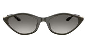 Armani Exchange AX 4152SU 836711 Irregular Plastic Grey Sunglasses with Grey Gradient Lens