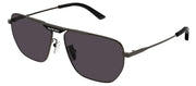 Balenciaga BB 0298SA 001 Navigator Metal Grey Sunglasses with Grey Lens
