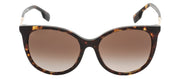 Burberry BE 4333 300213 Cat-Eye Plastic Havana Sunglasses with Brown Gradient Lens
