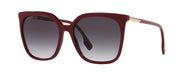 Burberry BE 4347 34038G Square Metal/Plastic Bordeaux Sunglasses with Grey Gradient Lens