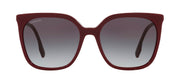 Burberry BE 4347 34038G Square Metal/Plastic Bordeaux Sunglasses with Grey Gradient Lens