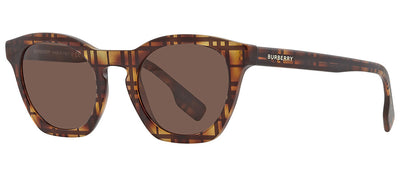 Burberry BE 4367 398273 Cat-Eye Plastic Havana Sunglasses with Brown Gradient Lens