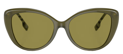 Burberry BE 4407 4090/2 Cat Eye Acetate Matte Green Sunglasses with Green Standard Lens