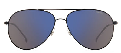 Carrera CA 2031T/S 003_XT Aviator Metal Black Sunglasses with Blue Mirror Lens