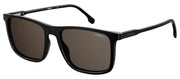 Carrera CA 231/S 807 Rectangle Plastic Black Sunglasses with Grey Lens