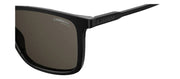 Carrera CA 231/S 807 Rectangle Plastic Black Sunglasses with Grey Lens