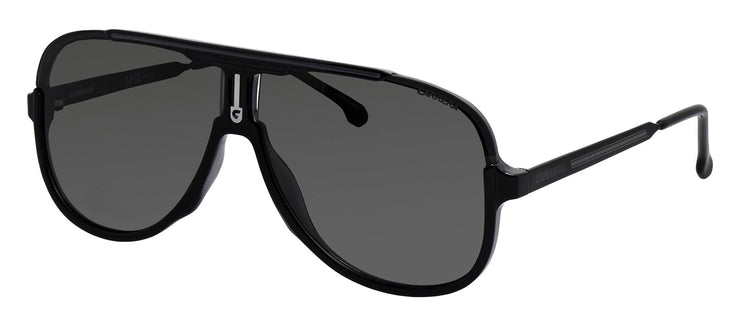 Carrera CA CARRERA1059/S 08A Pilot Plastic Black Sunglasses with Grey Polarized Lens