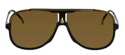 Carrera CA CARRERA1059/S R60 Pilot Plastic Black Brown Sunglasses with Gold Polarized Lens