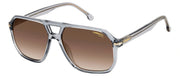Carrera CA Carrera302/S KB7_HA Square Plastic Grey Sunglasses with Brown Gradient Lens