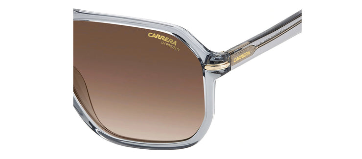 Carrera CA Carrera302/S KB7_HA Square Plastic Grey Sunglasses with Brown Gradient Lens