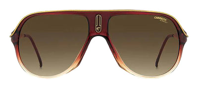 Carrera CA SAFARI65/N 2HA Navigator Plastic Burgundy Sunglasses with Brown Gradient Lens
