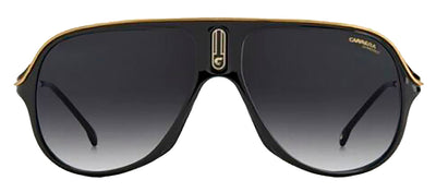 Carrera CA Safari65/N 807_9O Shield Plastic Black Sunglasses with Grey Gradient Lens
