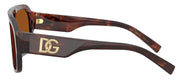 Dolce & Gabbana DG 4403 322273 Pilot Plastic Brown Sunglasses with Brown Lens