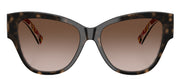 Dolce & Gabbana DG 4449 321713 Butterfly Plastic Havana Sunglasses with Brown Gradient Lens