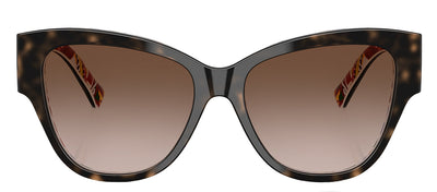 Dolce & Gabbana DG 4449 321713 Butterfly Plastic Havana Sunglasses with Brown Gradient Lens