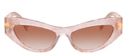 Dolce & Gabbana DG 4450 323113 Cat-Eye Plastic Pink Sunglasses with Pink Gradient Lens