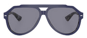 Dolce & Gabbana DG 4452 3423/1 Aviator Acetate Blue on Blue Havana Sunglasses with Gray Solid Color Lens