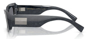 Dolce & Gabbana DG 4479 34416V Rectangle Plastic Grey Sunglasses with Silver Mirror Lens