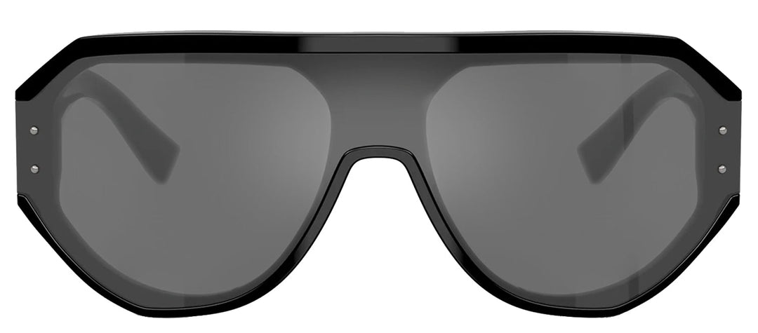 Dolce & Gabbana Matte Black Avana Sunglasses For Men - Dark Green Lenses, 55/18/145, Non-Polarized - View #2