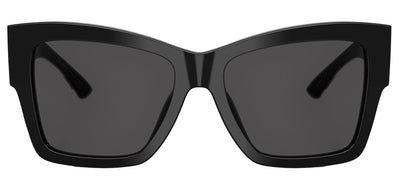 DOLCE & GABBANA DG 4493 501/87 Square Black Acetate Sunglasses with Dark Grey Lens