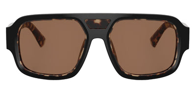 Dolce & Gabbana DG 4516 341773 Square Plastic Red Havana Sunglasses with Brown Lens