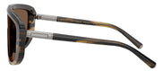 Dolce & Gabbana DG 4520 306373 Shield Plastic Brown Sunglasses with Brown Lens