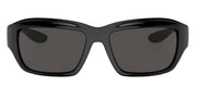 Dolce & Gabbana DG 6191 501/87 Rectangular Plastic Black Sunglasses with Dark Grey Solid Color Lens