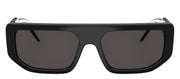 Dolce & Gabbana DG 6203 501/87 Rectangle Plastic Black Sunglasses with Grey Lens