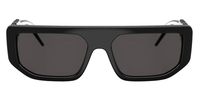 Dolce & Gabbana DG 6203 501/87 Rectangle Plastic Black Sunglasses with Grey Lens
