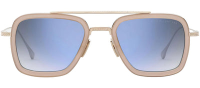 Dita FLIGHT.006 DT 7806 U-GLD-PNK Square Metal Pink Sunglasses with Grey Gradient Lens